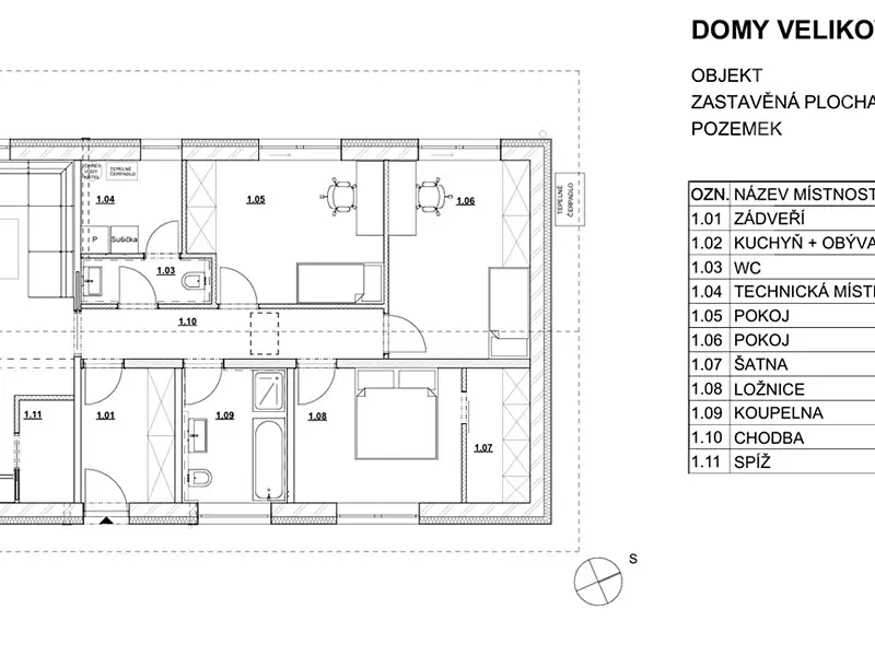 Prodej projektu na klíč 126 m², pozemek 735 m², Zlín – náhled fotky 2