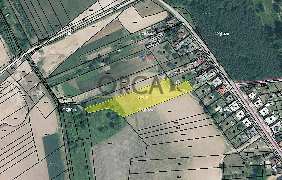 Prodej podílu 1/9 stavebního pozemku 508 m²