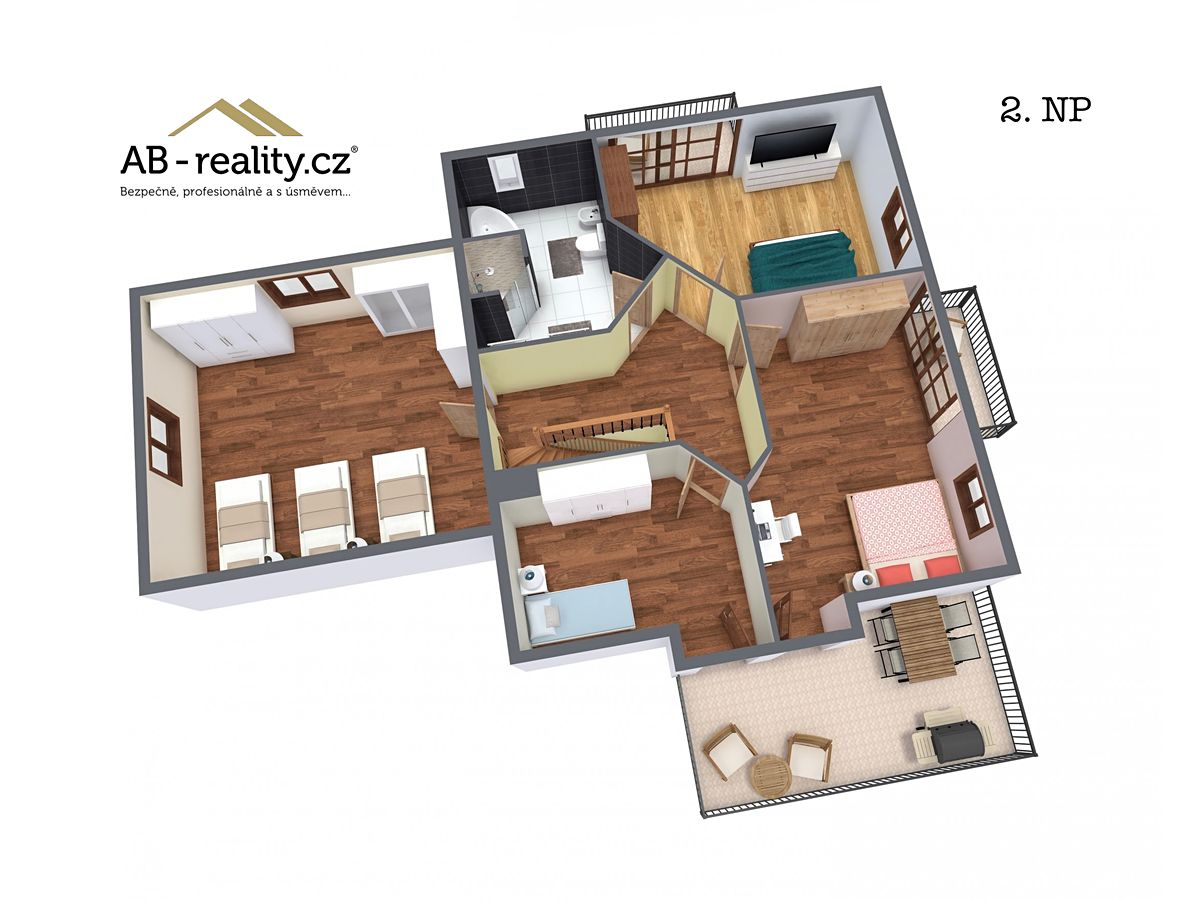 Prodej rodinného domu 243 m², pozemek 2015 m² – fotografie 3