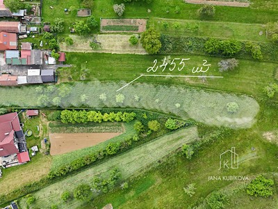 Prodej  stavebního pozemku 2 455 m²