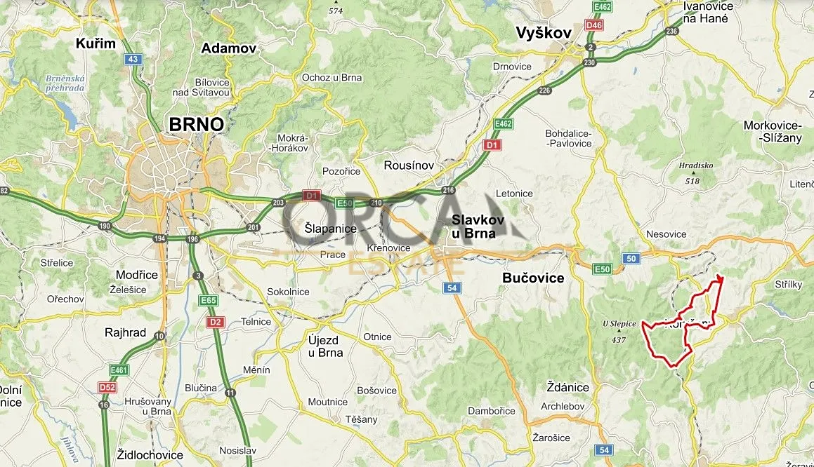 Prodej pole 1305 m² – pohled 5