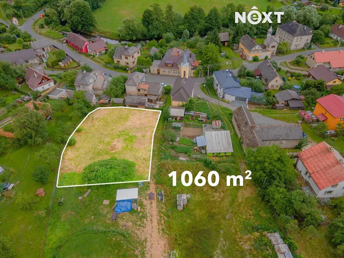 Prodej stavebního pozemku 1060 m²