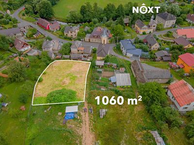 Prodej stavebního pozemku 1060 m²
