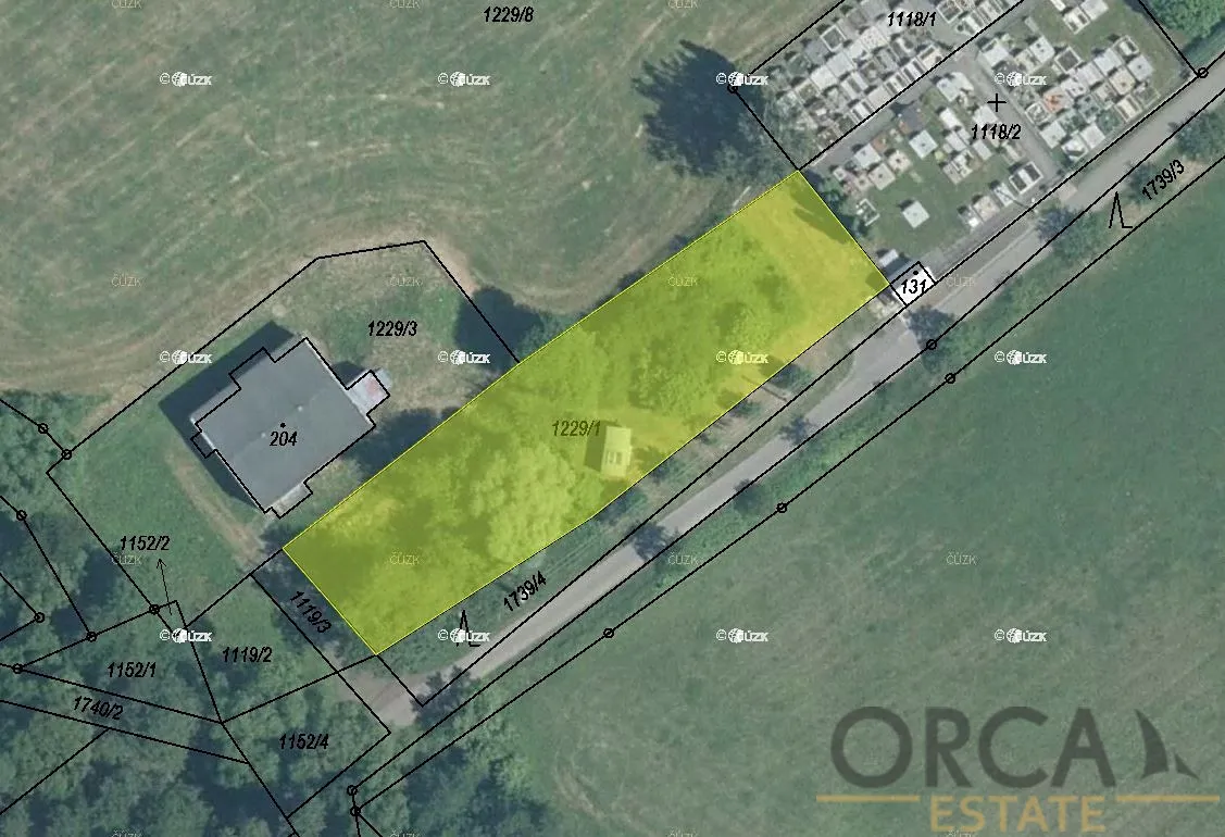 Prodej podílu 5/6 pole 1164 m²