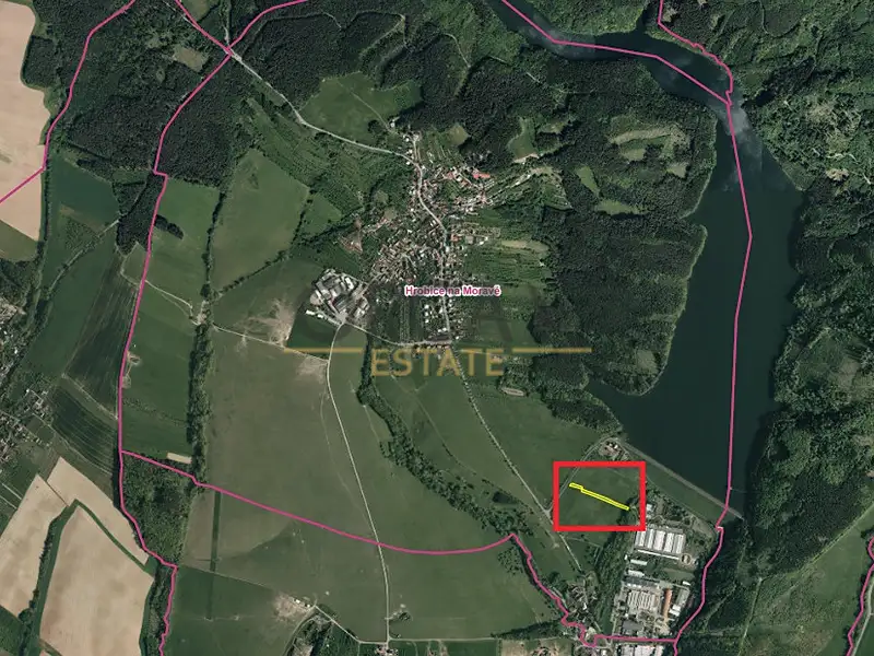Prodej pole 2279 m², Hrobice – náhled fotky 3