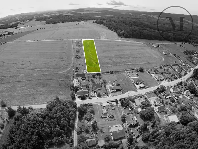 Prodej stavebního pozemku 6406 m², Vrábče – náhled fotky 2