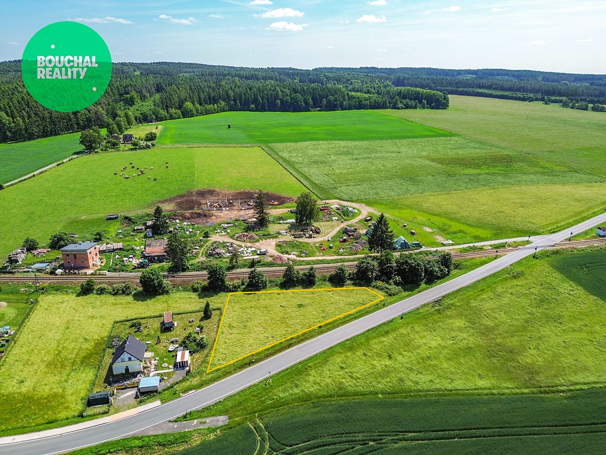 Prodej stavebního pozemku 1207 m², Břasy – fotka 1 z 3