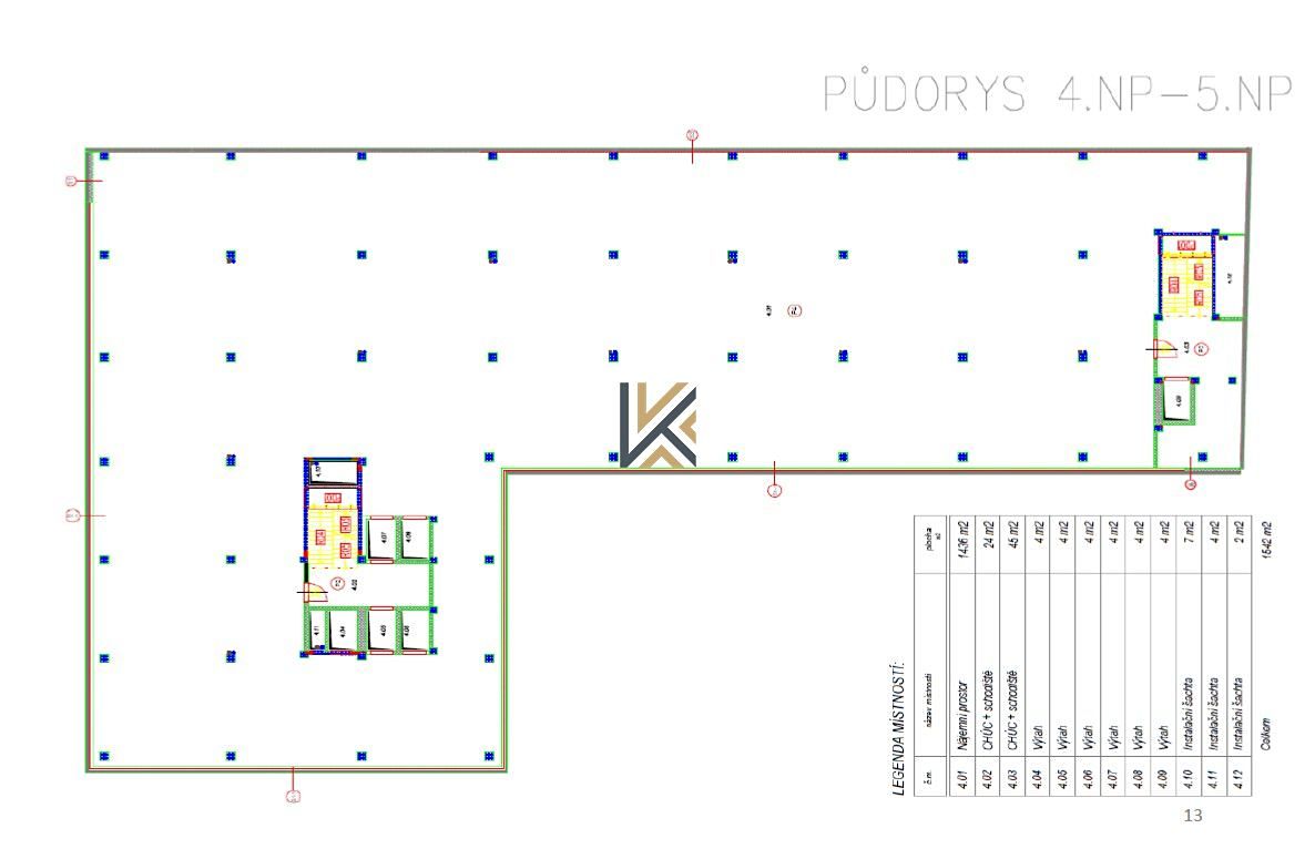 Pronájem kanceláře 4135 m² – fotografie 4
