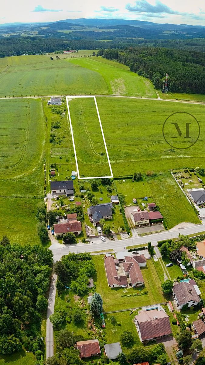 Prodej stavebního pozemku 6406 m², Vrábče – fotka 1 z 3