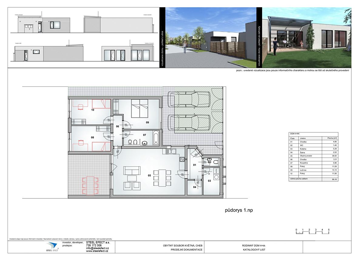 Prodej rodinného domu 99 m², pozemek 514 m² – fotografie 4