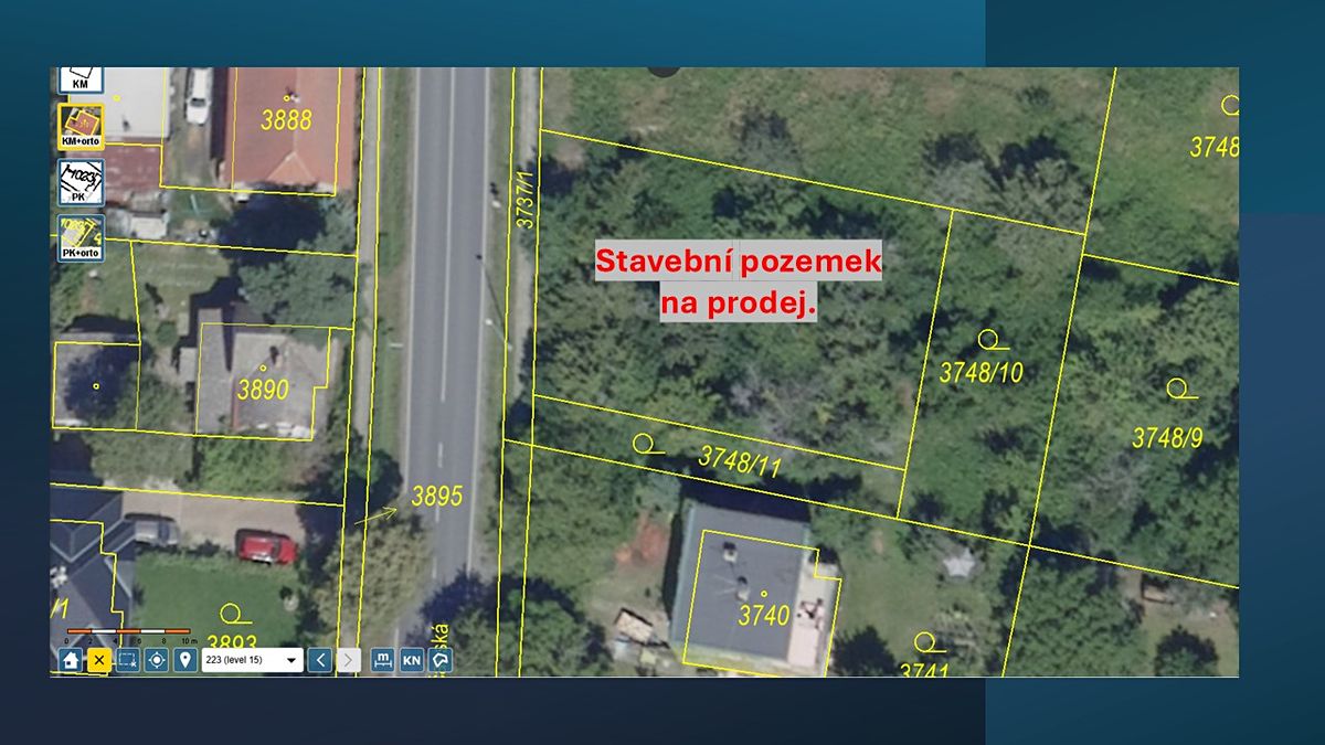 Prodej stavebního pozemku 691 m²
