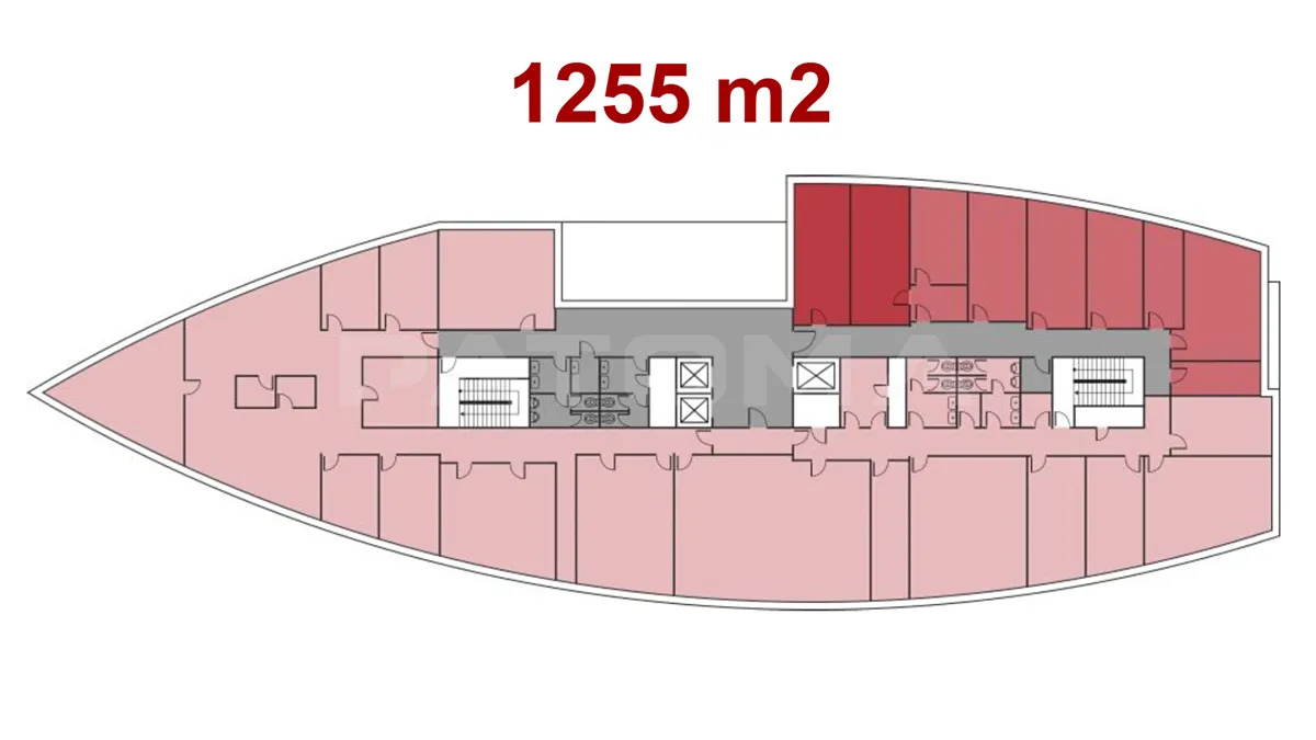 Pronájem kanceláře 300 m² - Widok 3