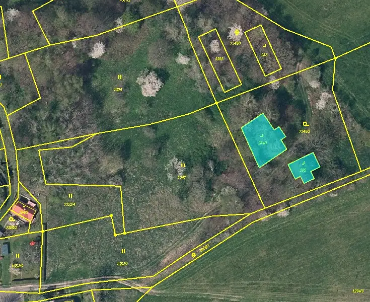 Prodej zahrady 2812 m², Kunratice u Cvikova – náhled fotky 1