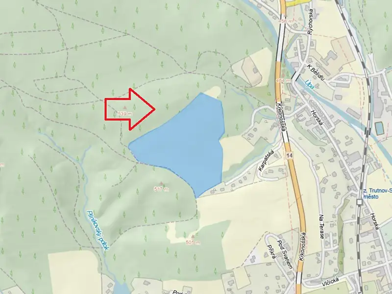 Prodej pole 85143 m², Trutnov – náhled fotky 2