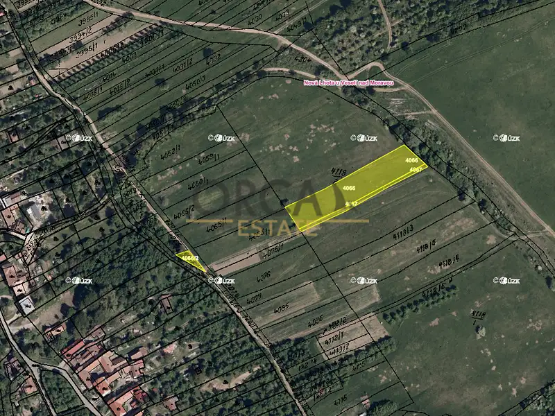 Prodej pole 3529 m², Nová Lhota – náhled fotky 1
