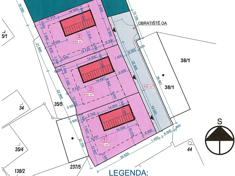 Prodej stavebního pozemku 658 m², Kutná Hora – náhled fotky 3