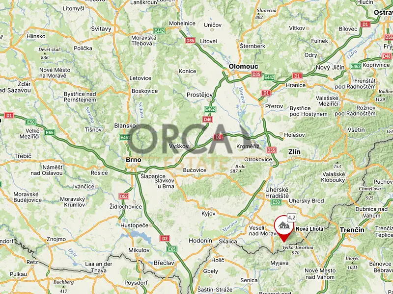 Prodej pole 3529 m², Nová Lhota – náhled fotky 3