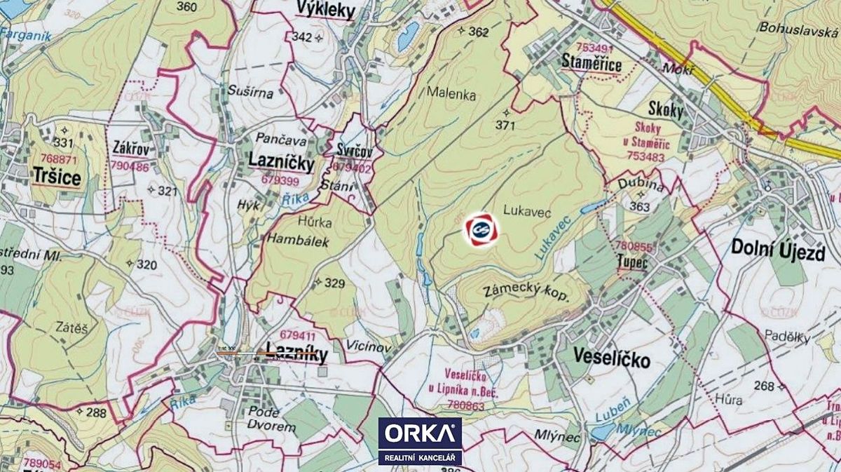 Prodej louky 2974 m²