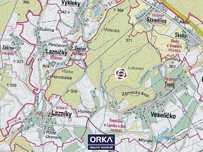 Prodej louky 2974 m²