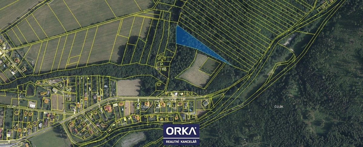 Prodej lesa 6823 m²