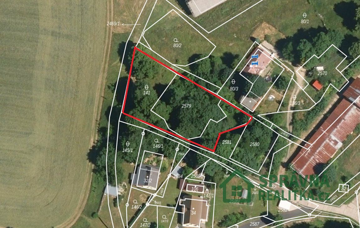 Prodej stavebního pozemku 1484 m²