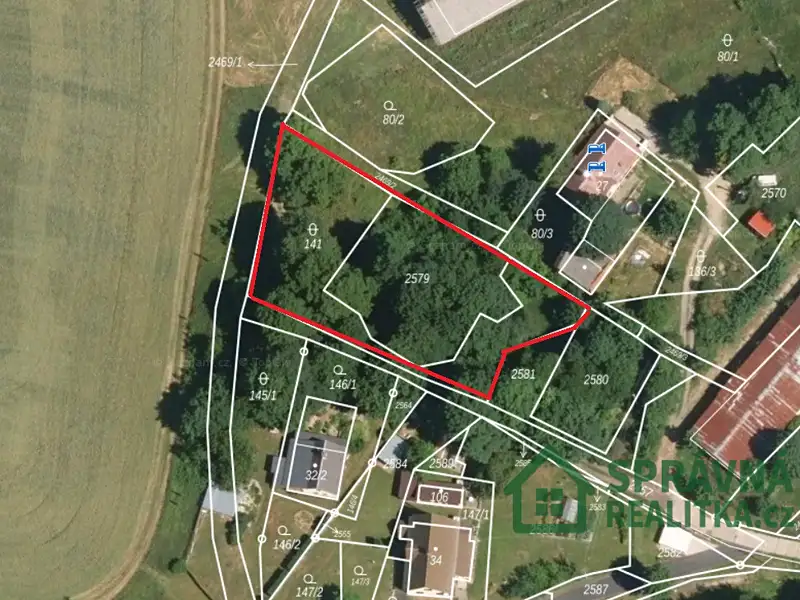 Prodej stavebního pozemku 1484 m², Jindřichovice – náhled fotky 1