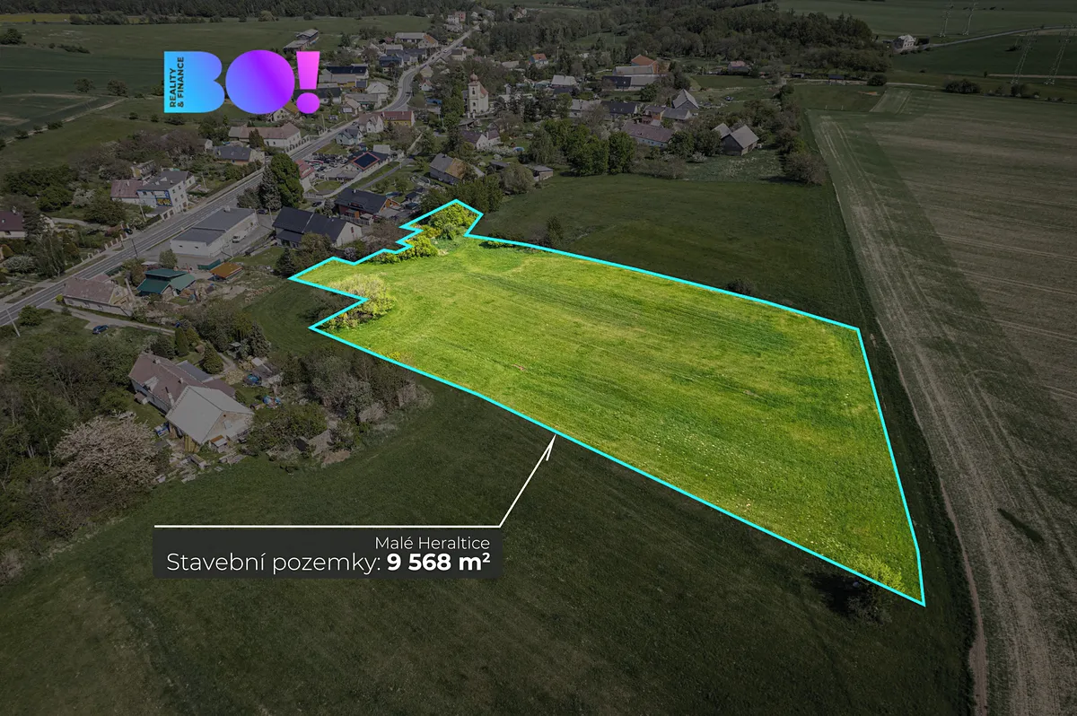 Prodej stavebního pozemku 9568 m²