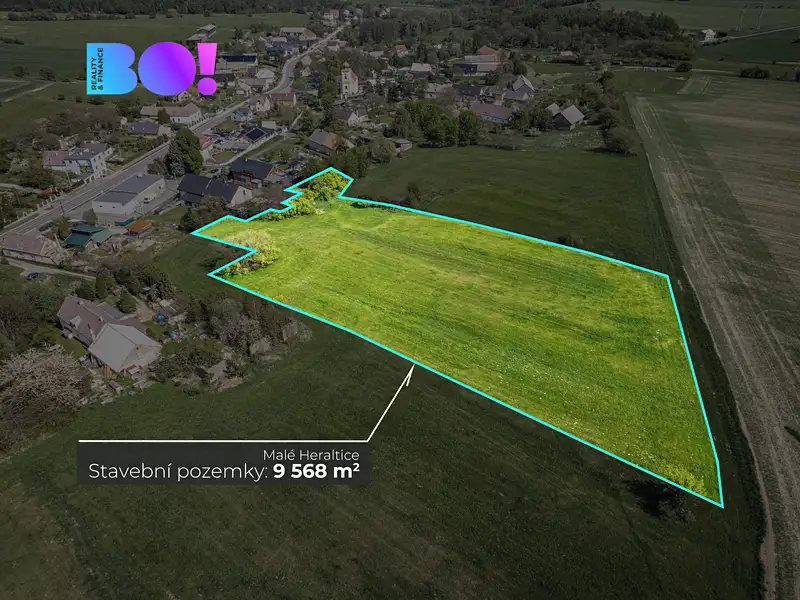 Prodej stavebního pozemku 9568 m², Velké Heraltice – náhled fotky 1