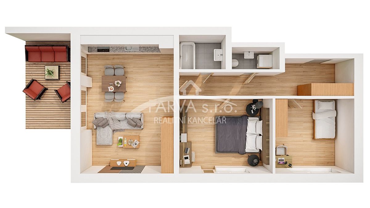 Prodej bytu 3+kk 73 m² – fotografie 3