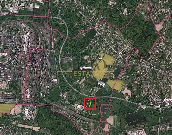 Prodej pole 2509 m², Ostrava – náhled fotky 3