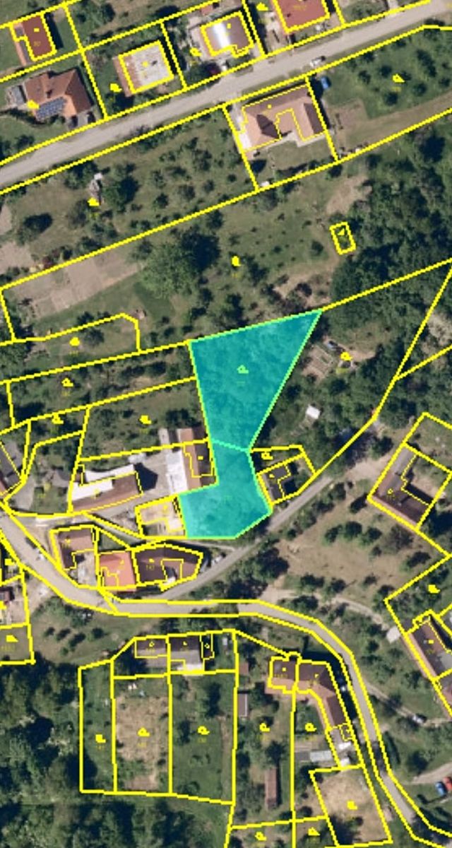 Prodej stavebního pozemku 1439 m², Komárov – fotka 1 z 3