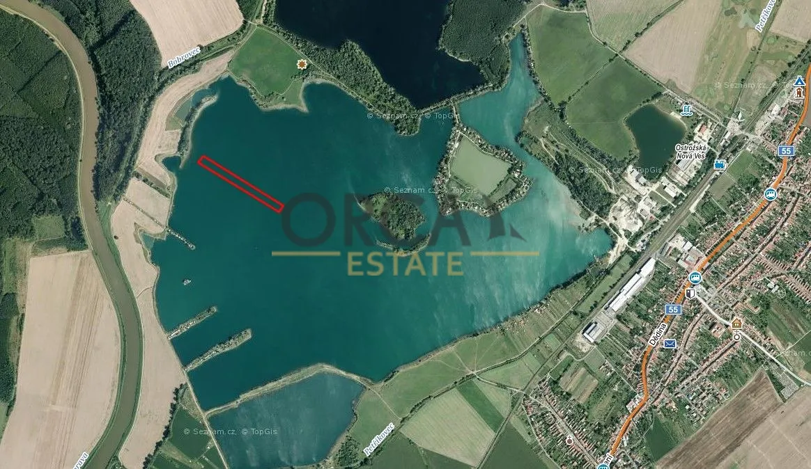 Prodej podílu 1/2 rybníku (vodní plochy) 2129 m²