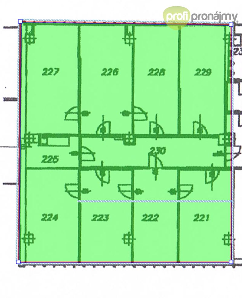 Pronájem kanceláře 144 m² – fotografie 3