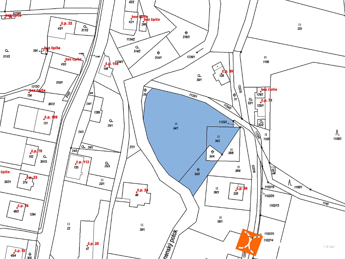 Prodej stavebního pozemku 3163 m² – fotografie 2