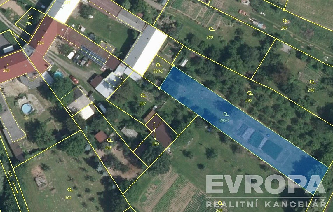 Prodej zahrady 1242 m²