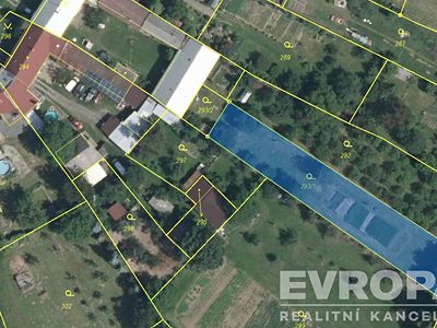 Prodej zahrady 1242 m²