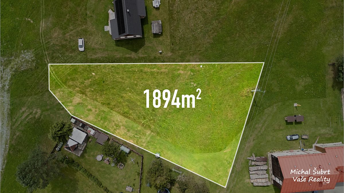 Prodej stavebního pozemku 1894 m²