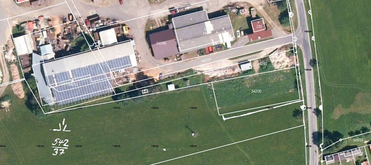 Prodej pole 2193 m²