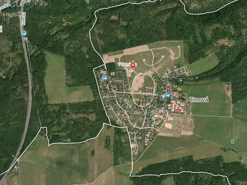 Prodej stavebního pozemku 1293 m², Trnová – náhled fotky 3