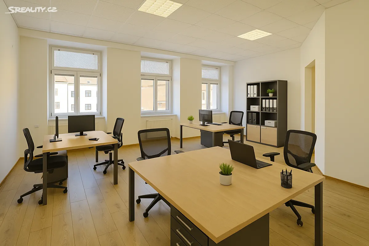 Pronájem kanceláře 86 m² – pohled 2