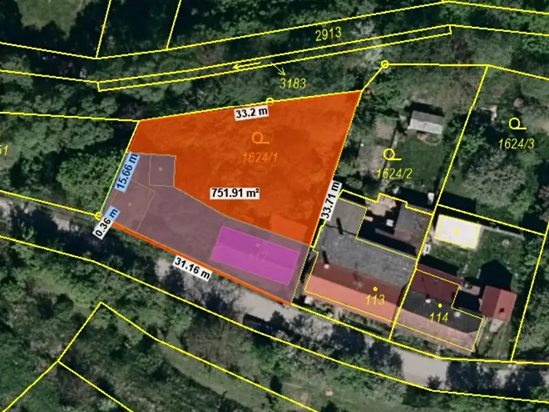 Prodej stavebního pozemku 819 m², Bojkovice – náhled fotky 1