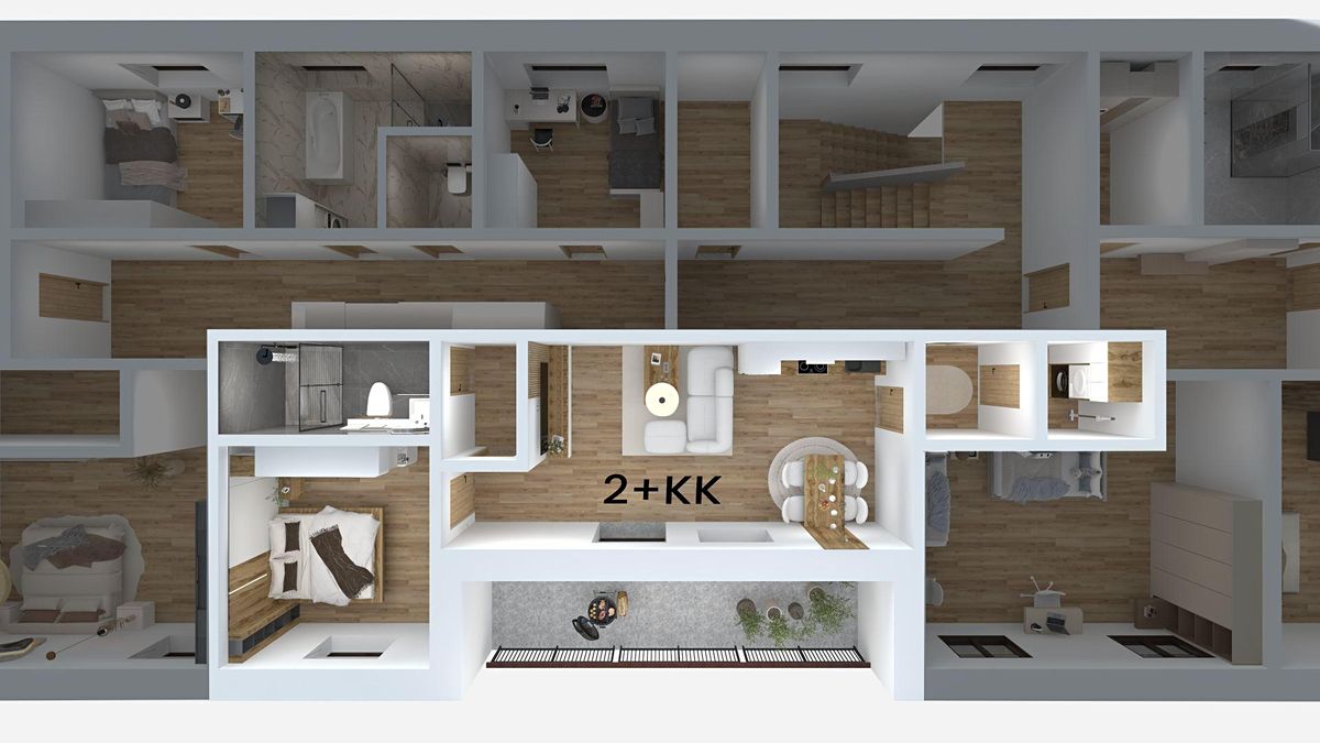 Prodej bytu 2+kk 54 m² – fotografie 2