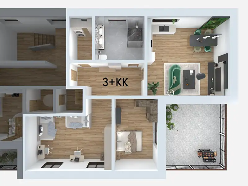 Prodej bytu 3+kk 117 m², Litvínov – náhled fotky 2