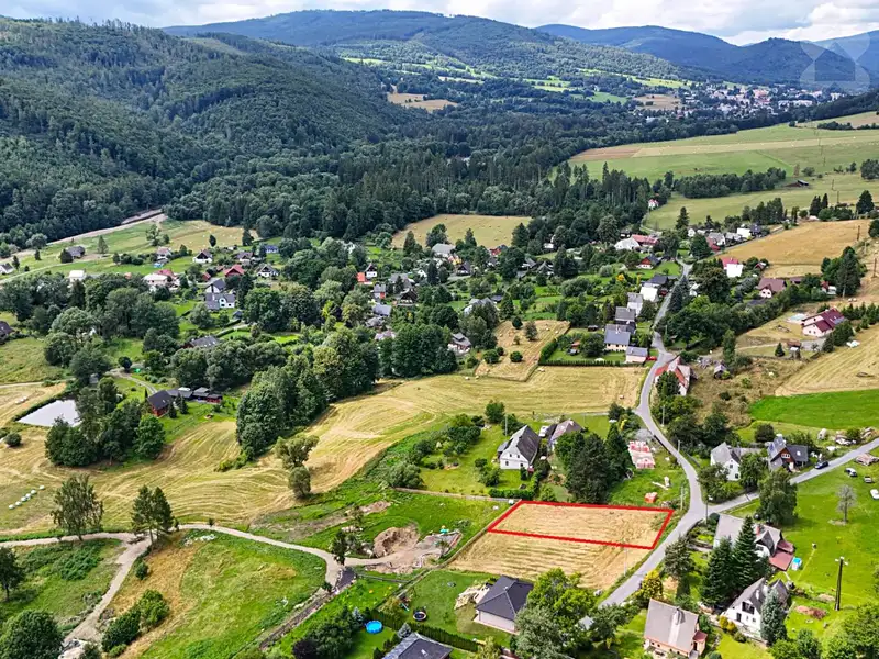 Prodej stavebního pozemku 1134 m², Karlovice – náhled fotky 3