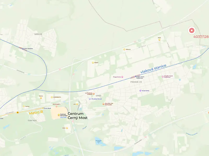 Prodej stavebního pozemku 4015 m², Praha – náhled fotky 2