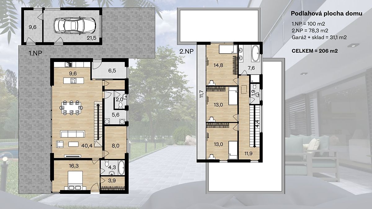 Prodej rodinného domu 206 m², pozemek 824 m² – fotografie 5