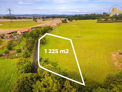 Prodej  stavebního pozemku 1 225 m²