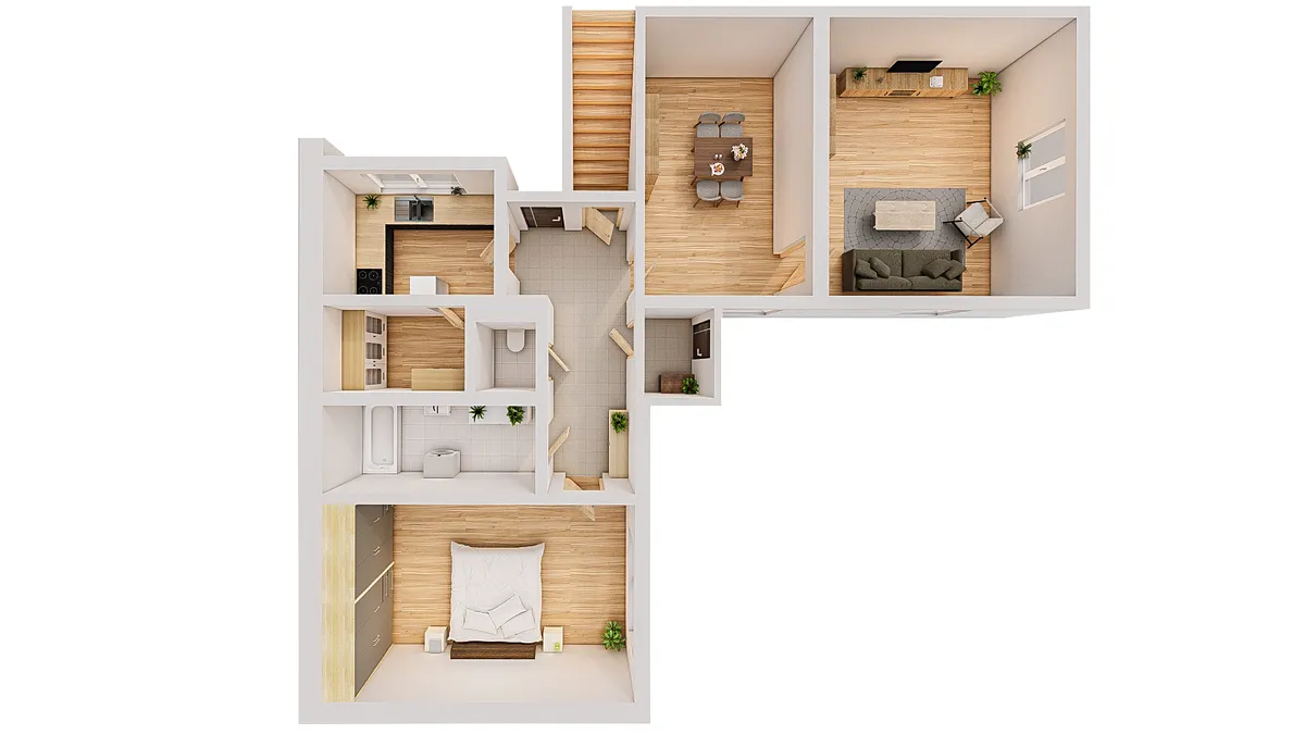 Prodej rodinného domu 206 m², pozemek 605 m² – pohled 3