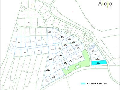 Prodej stavebního pozemku 1086 m²