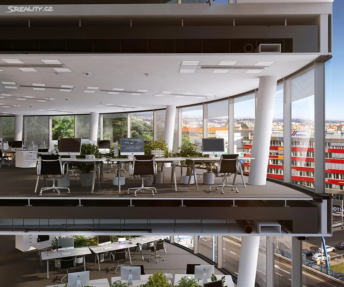 Pronájem kanceláře 454 m² – pohled 4